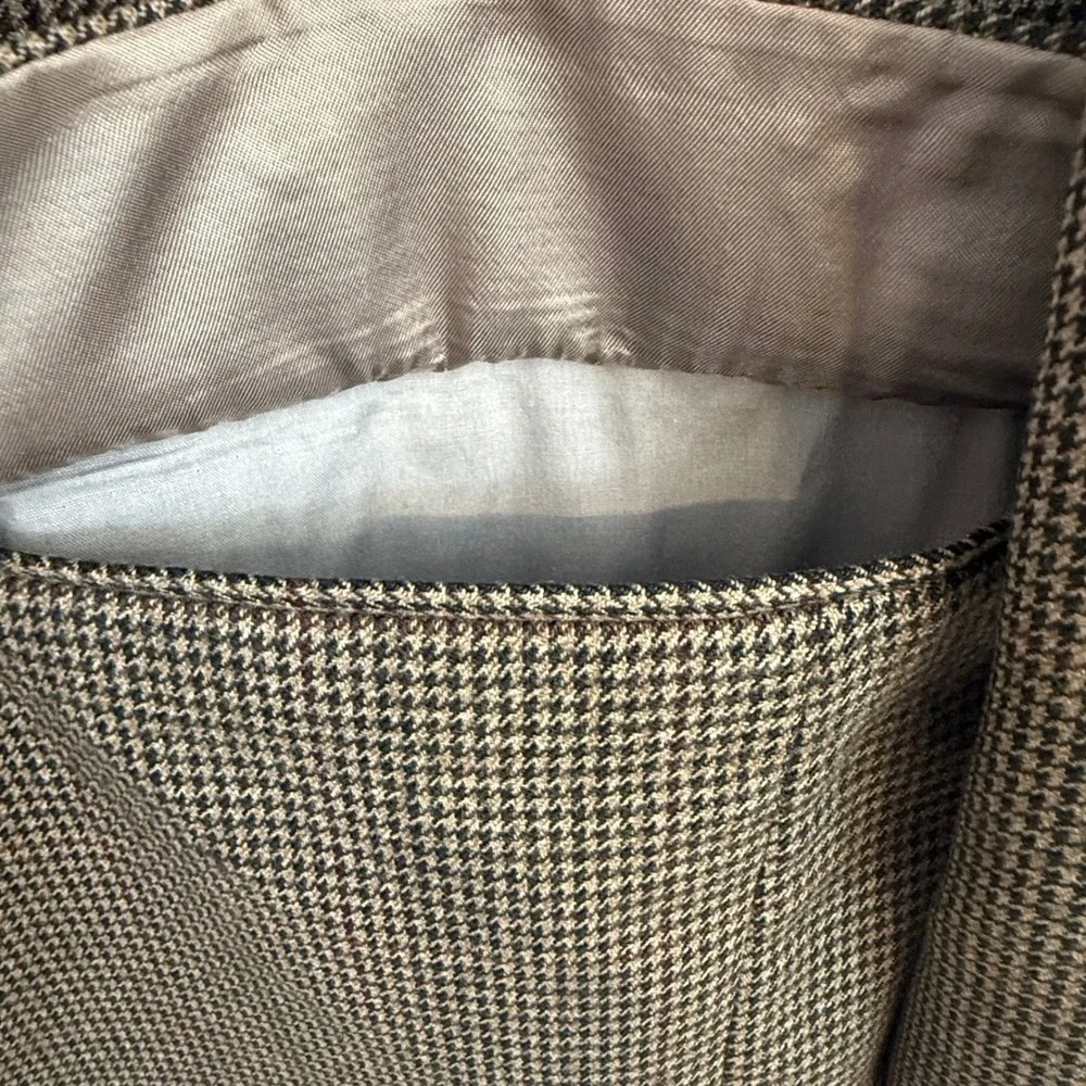 Vintage Hart Schaffner Marx Gun Club Check Wool 39R Blazer Sport Coat Academic